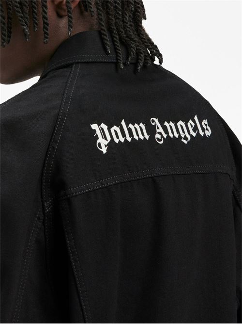 Jacket with logo PALM ANGELS | PMYE038F23DEN0021001